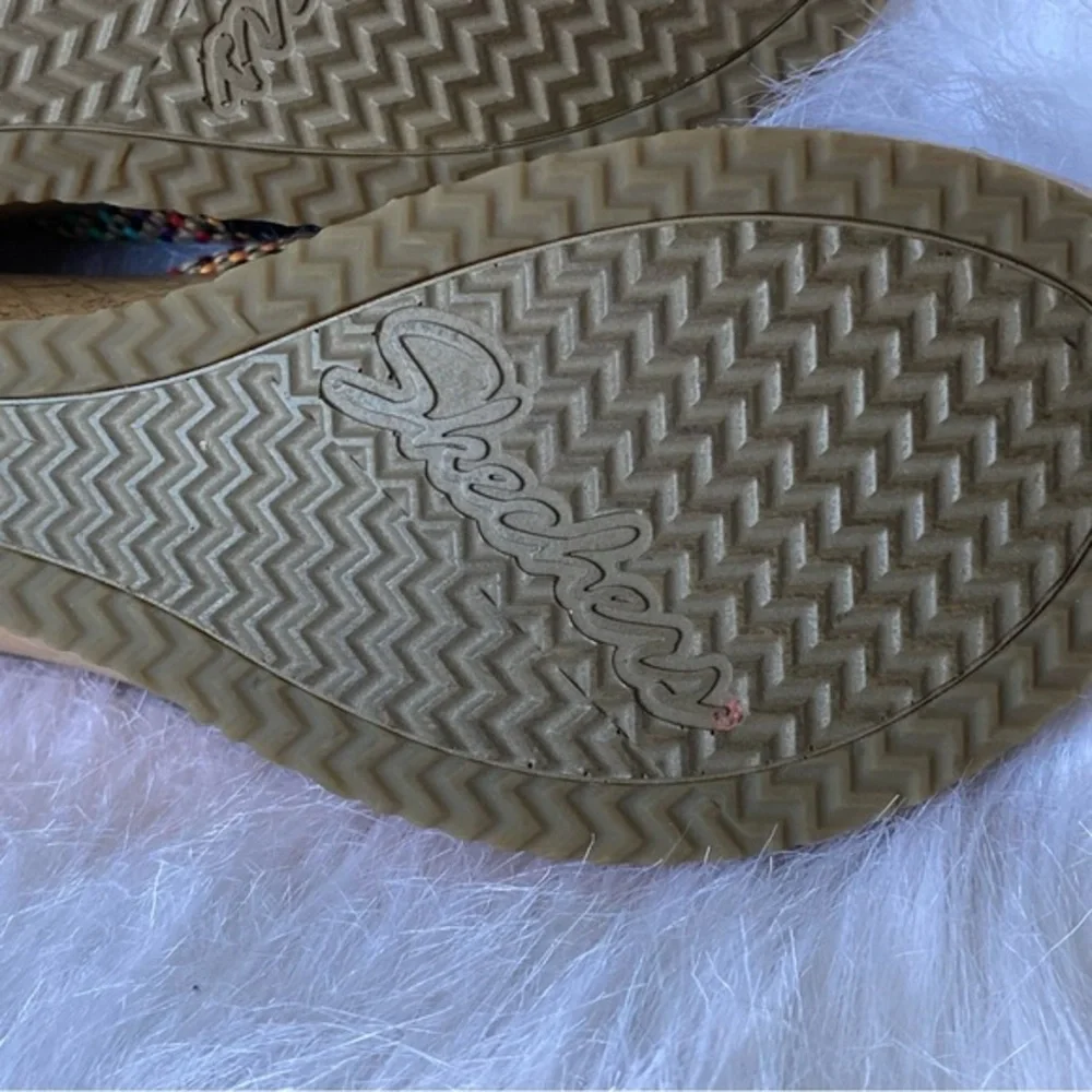 Skechers‎ Shoes Women’s Size 7 Open Toe Slip On Wedges
